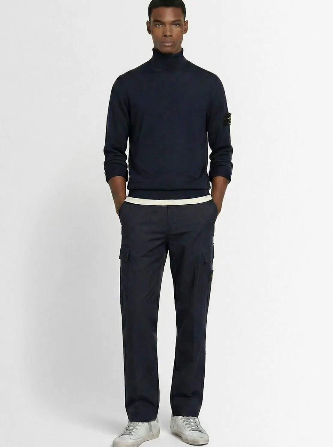 Pantaloni in tela di cotone