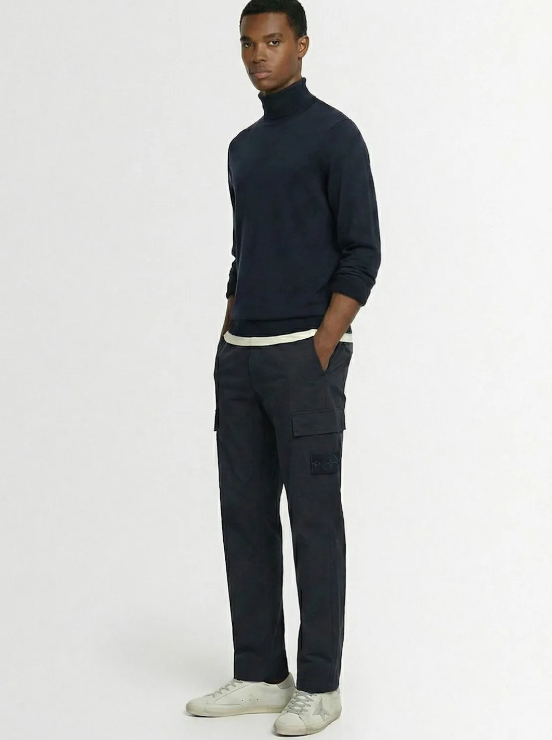 Pantaloni in tela di cotone
