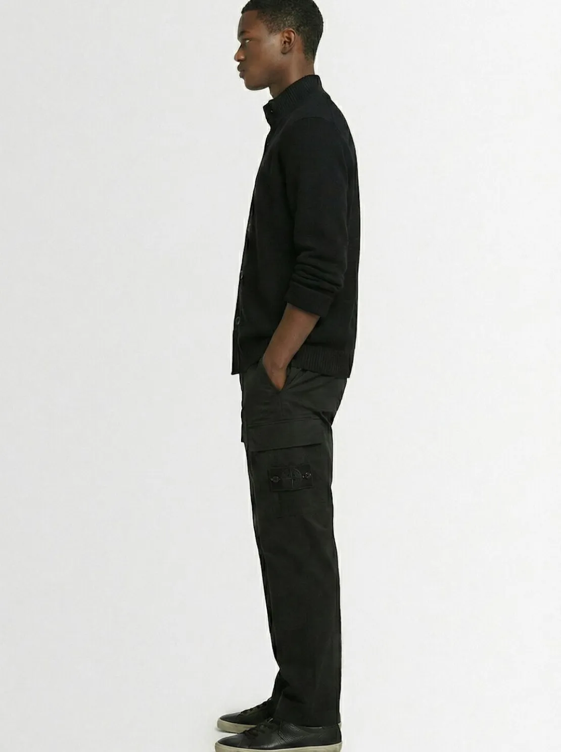 Pantaloni in tela di cotone