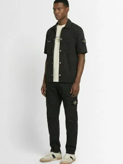 Pantaloni in twill di cotone stretch