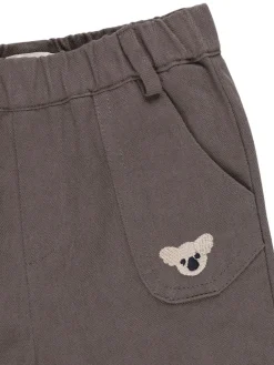 Pantaloni Koala in cotone stampato