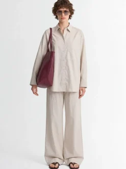 Pantaloni larghi Cabello a righe