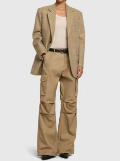 Pantaloni larghi cargo