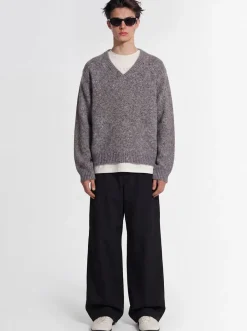 Pantaloni larghi in cotone