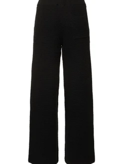 Pantaloni larghi in maglia di misto cotone