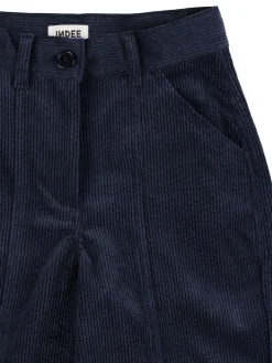 Pantaloni larghi in millerighe