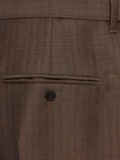 Pantaloni larghi Lonan in mohair e lana