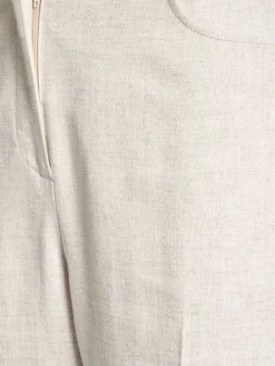 Pantaloni Le Pantalon Sauge in misto lino