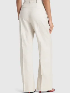 Pantaloni Le Pantalon Sauge in misto lino