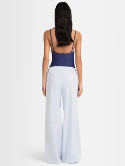 Pantaloni Olimpia in twill di cotone