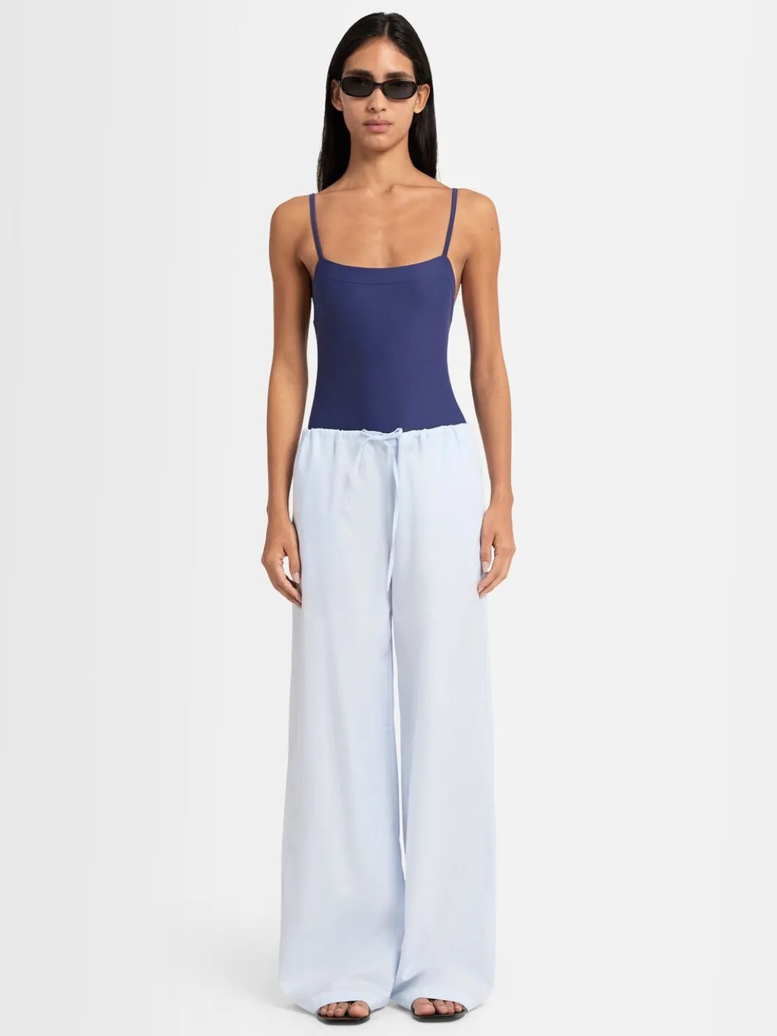 Pantaloni Olimpia in twill di cotone