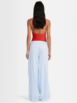Pantaloni Olimpia in twill di cotone