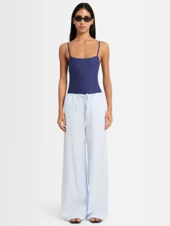 Pantaloni Olimpia in twill di cotone