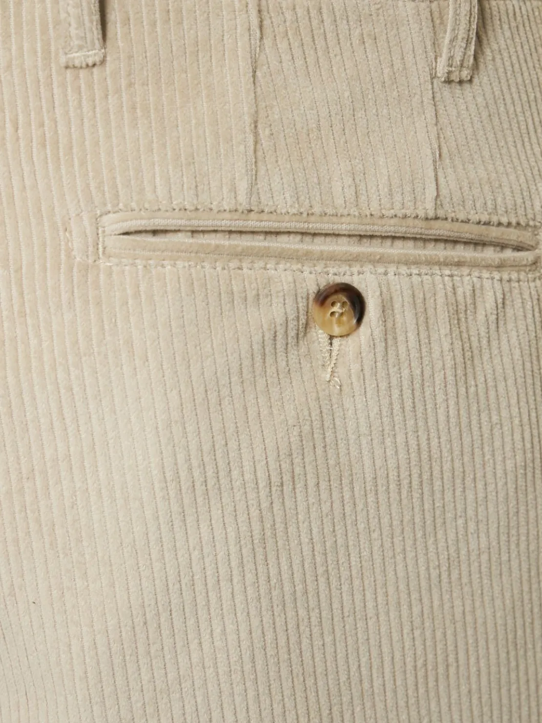 Pantaloni Rhys in cotone millerighe