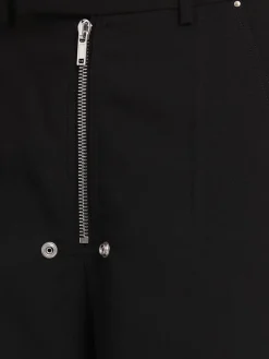 Pantaloni sartoriali gamba ampia in lana