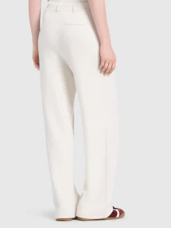 Pantaloni sartoriali in cashmere