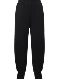 Pantaloni vita alta in felpa