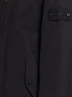 Parka corto in tela di cotone