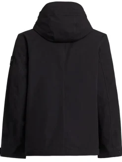 Parka corto in tela di cotone