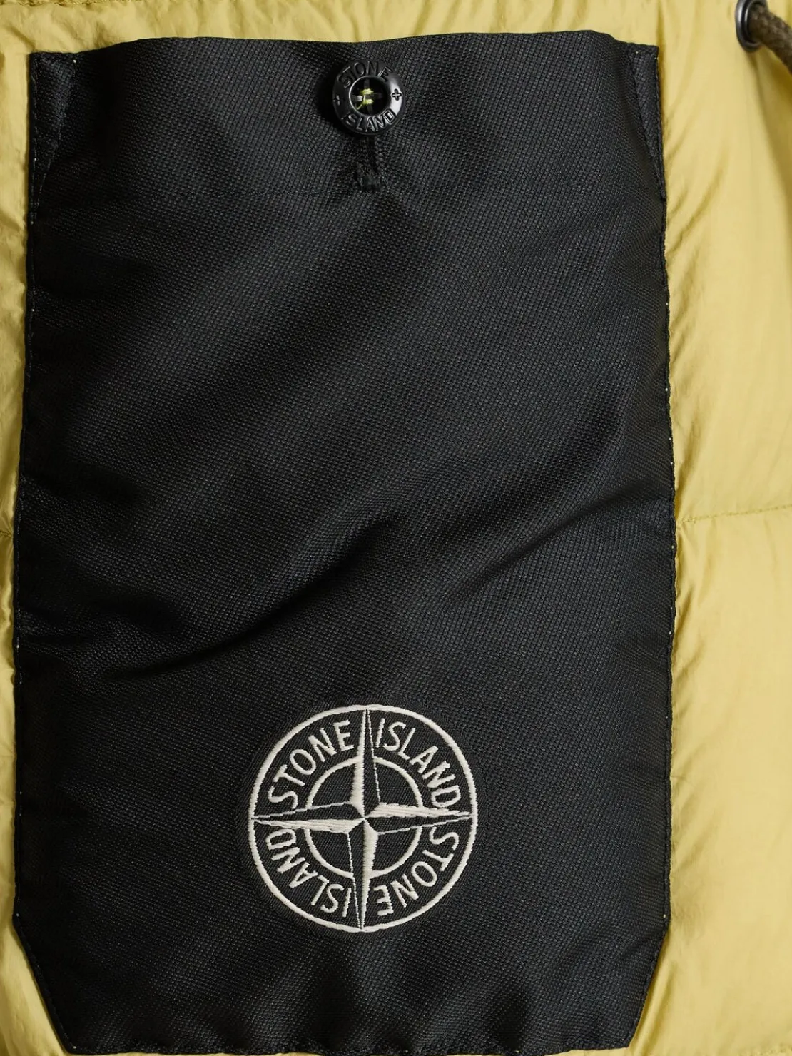Parka lungo in misto cotone millerighe