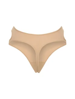 Perizoma in jersey a costine con cutout