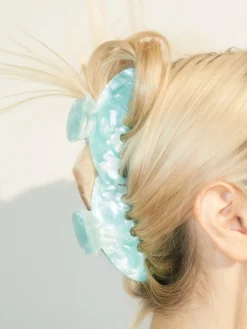 Pinza per capelli Moon in acetato di cellulosa