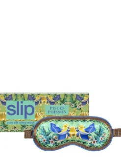 Pisces printed silk sleep mask