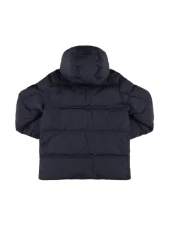 Piumino in nylon con cappuccio