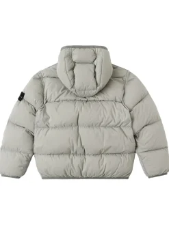 Piumino in nylon con cappuccio
