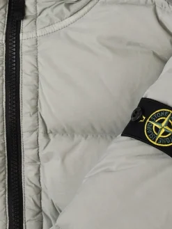 Piumino in nylon con cappuccio