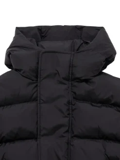 Piumino in nylon con cappuccio