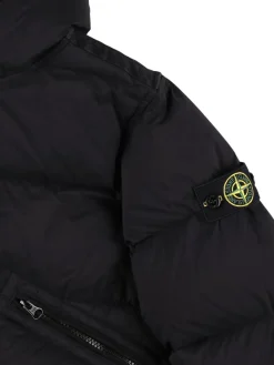 Piumino in nylon con cappuccio