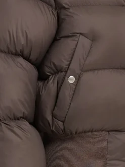 Piumino in nylon leggero con cappuccio