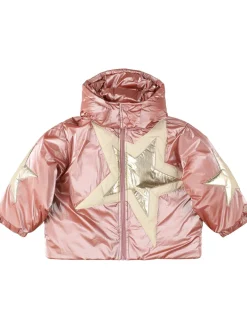 Piumino in poly con cappuccio