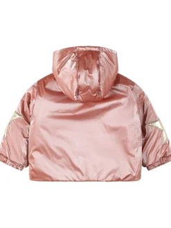 Piumino in poly con cappuccio