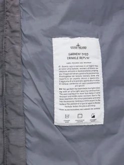 Piumino parka corto in nylon