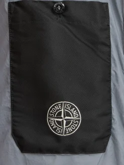 Piumino parka corto in nylon