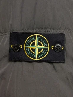 Piumino parka corto in nylon