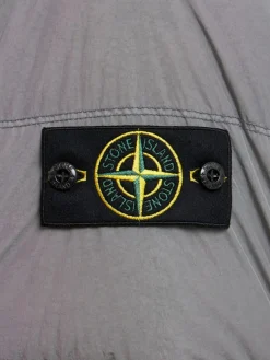 Piumino parka corto in nylon