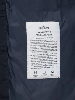 Piumino parka corto in nylon
