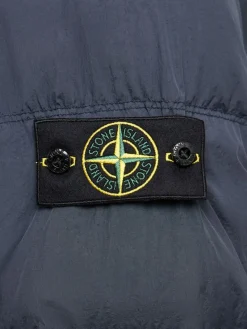 Piumino parka corto in nylon