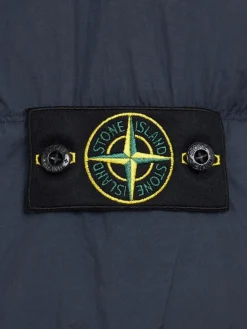 Piumino parka corto in nylon