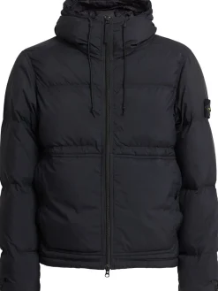 Piumino parka corto in ripstop
