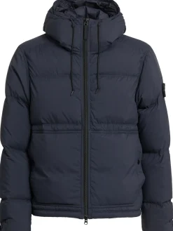 Piumino parka corto in ripstop