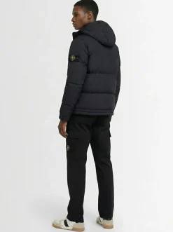 Piumino parka corto in ripstop