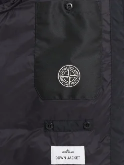 Piumino parka corto in ripstop