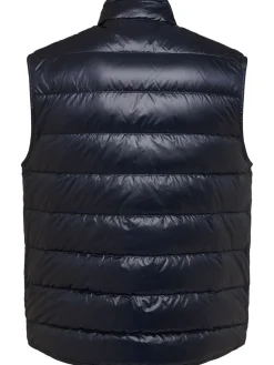 Piumino smanicato Gui in nylon trapuntato