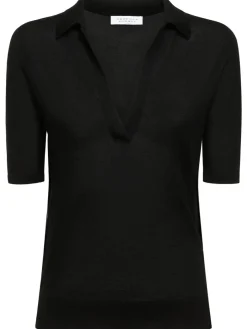 Polo Frank in maglia di cashmere e seta