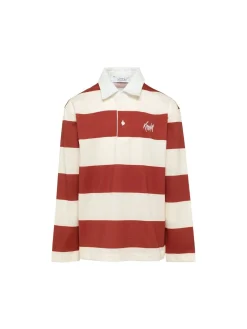Polo in cotone a righe