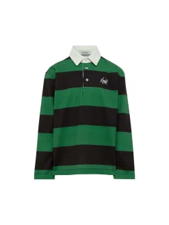 Polo in cotone a righe